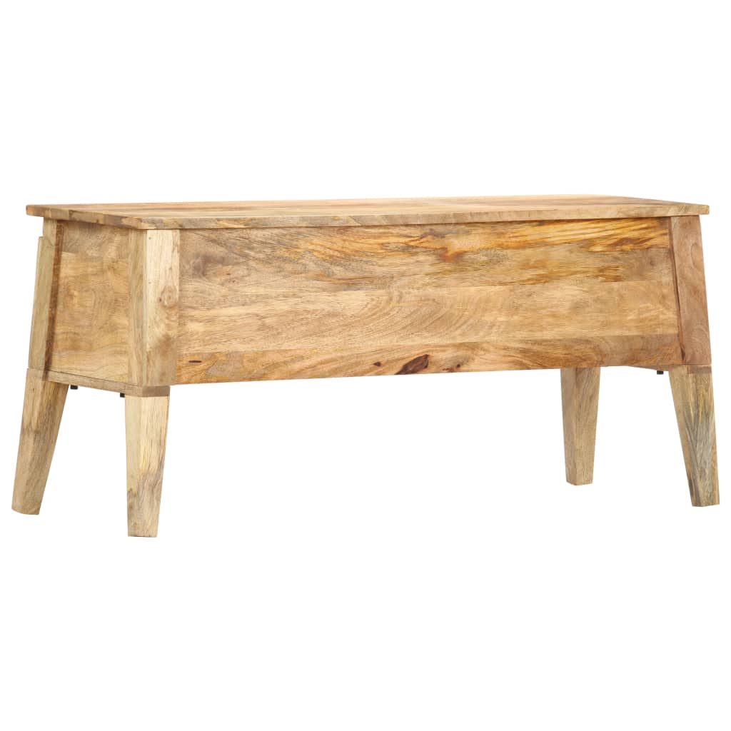 Storage Box 99X35X48 Cm Solid Mango Wood