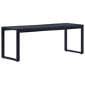 Garden Bench 180 Cm Ps Board Black