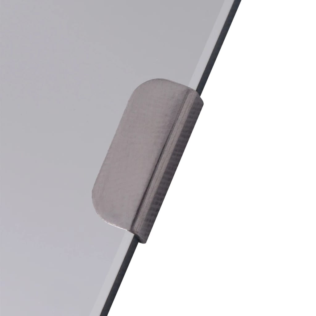 Frameless Mirror Tiles Glass 16 Pcs 20.5 Cm