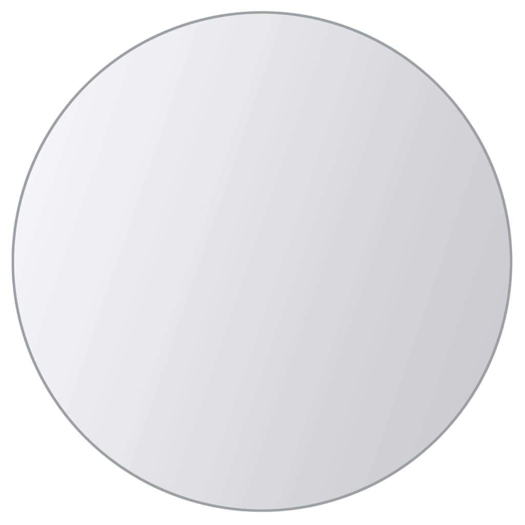 16 Pcs Mirror Tiles Round Glass