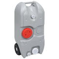 Camping & Hiking Wheeled Water Tank 40 L Grey Portable 37.5 cm
