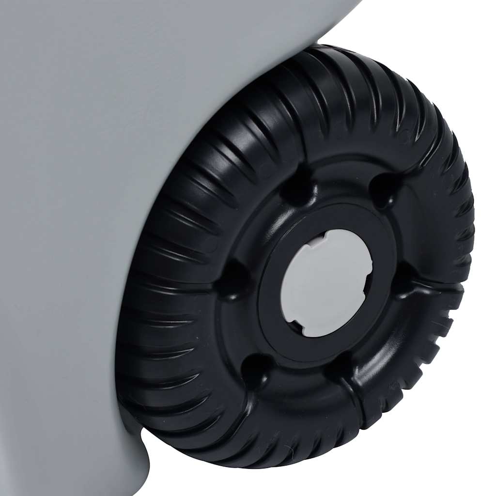 Camping & Hiking Wheeled Water Tank 40 L Grey Portable 37.5 cm