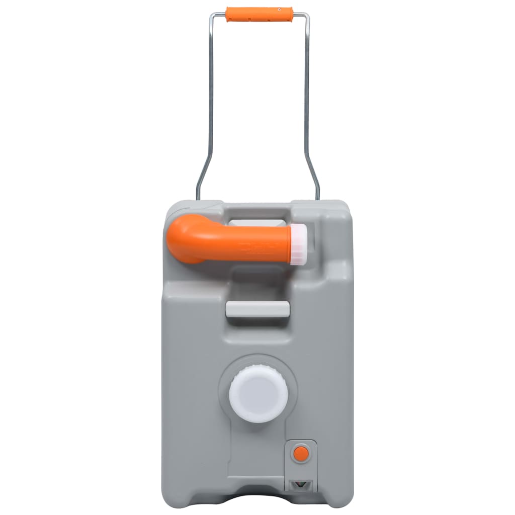 Wheeled Water Tank For Camping 25 L Grey