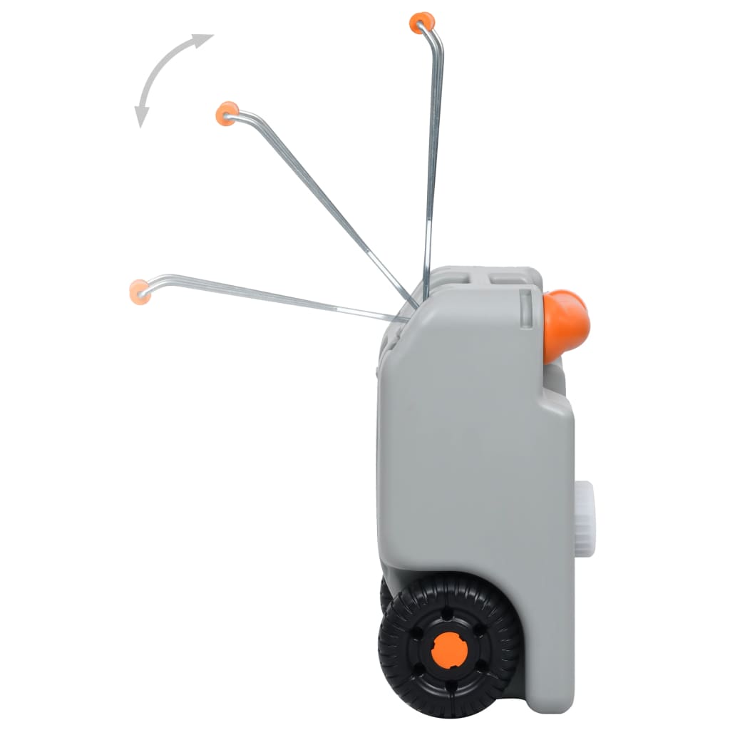 Wheeled Water Tank For Camping 25 L Grey
