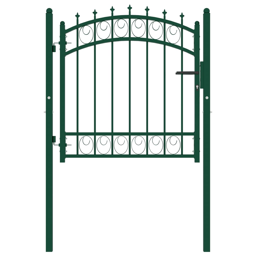 Fence Gate Emmen With Spikes Steel