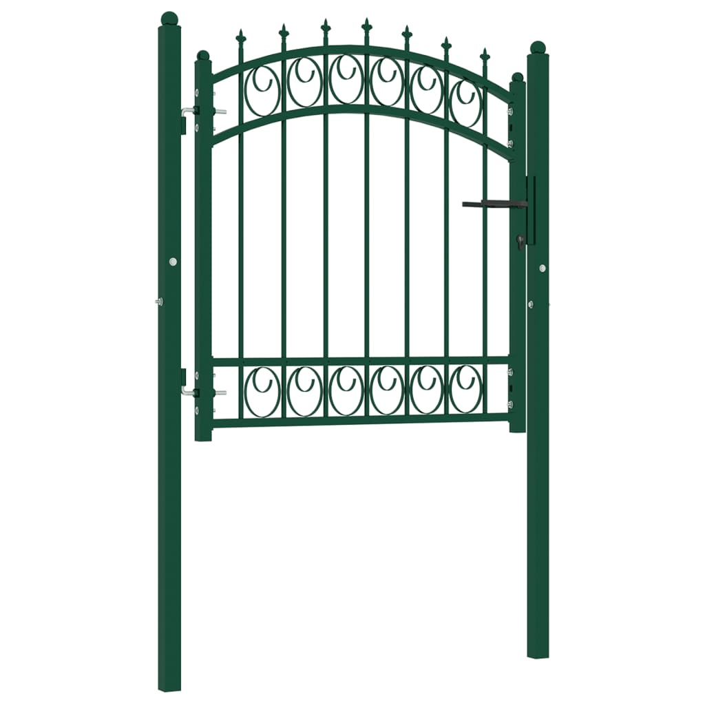 Fence Gate Emmen With Spikes Steel