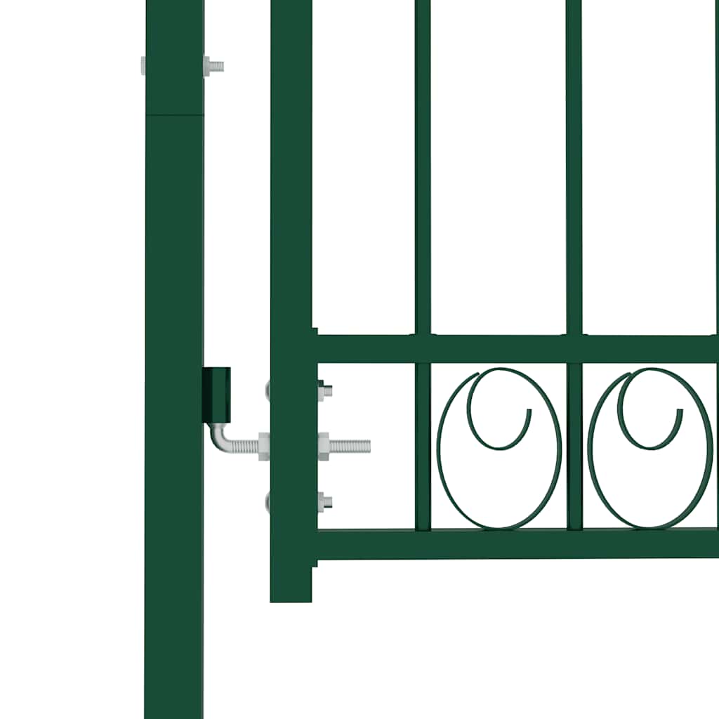 Fence Gate Emmen With Spikes Steel