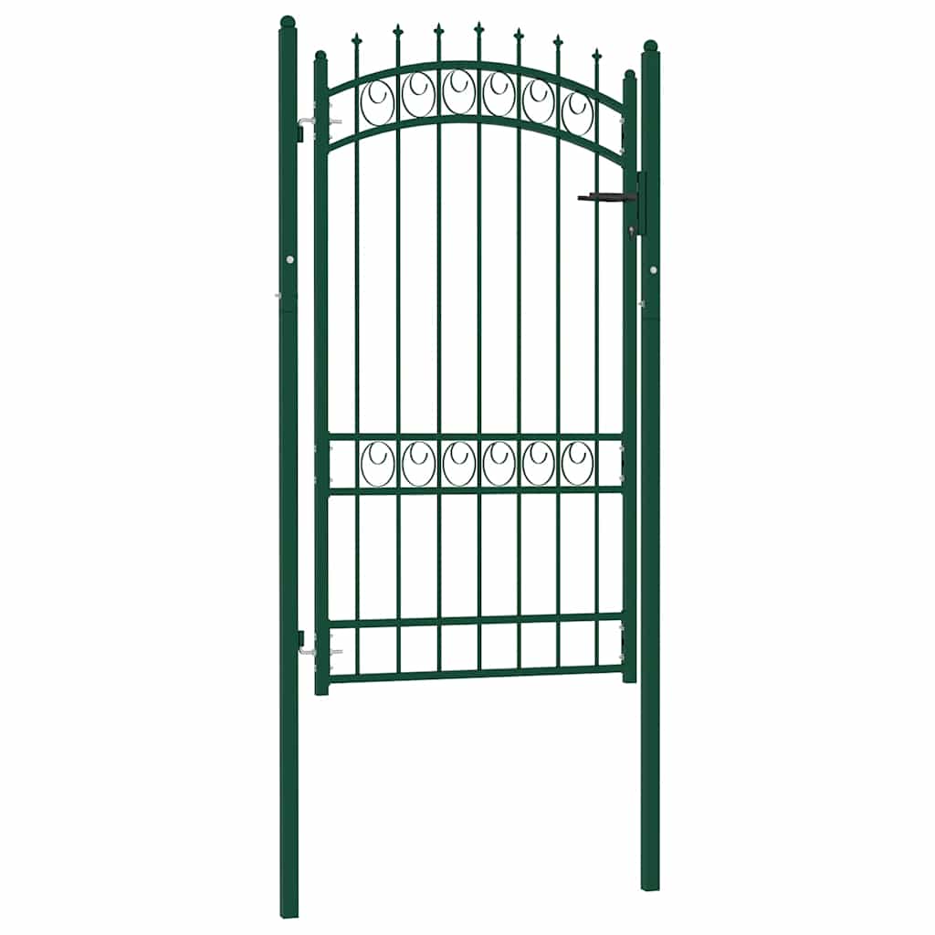 Fence Gate Emmen With Spikes Steel