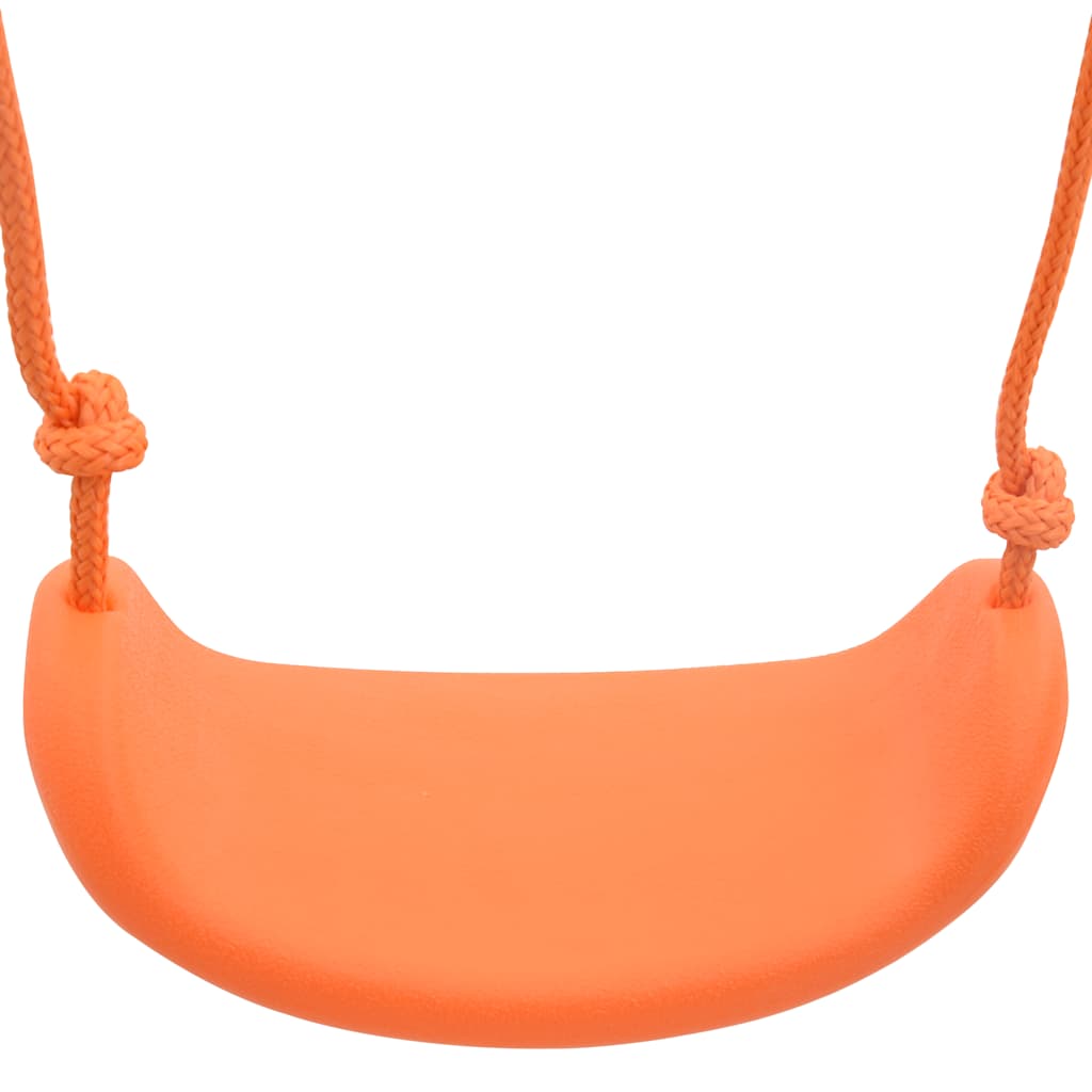 Swing Sets & Playsets Set Gymnastic Rings 4 Seats Steel Blue green and orange 38