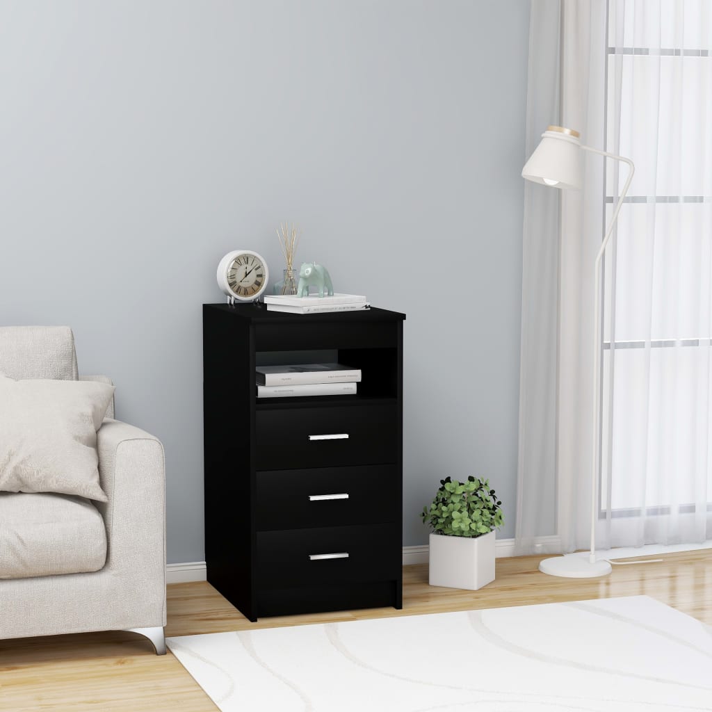Drawer Cabinet 40X50X76 Cm Engineered Wood