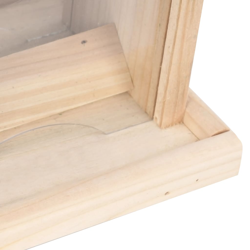 Bird Feeders 4 Pcs Firwood