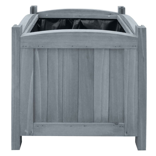 Garden Raised Beds 2 Pcs 30X30X30 Cm Solid Firwood