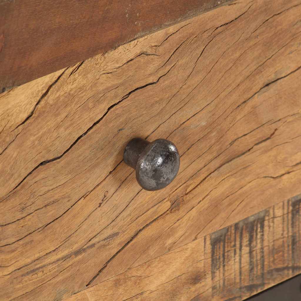 Coffee Table Solid Reclaimed Wood Rustic Living Room Furniture 100x50x45cm MDF 1