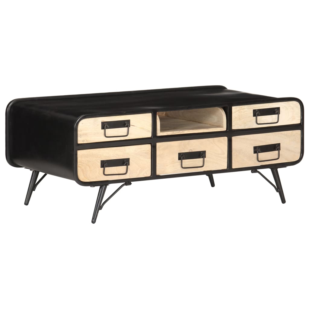 Coffee Table 100X50X40 Cm Solid Mango Wood