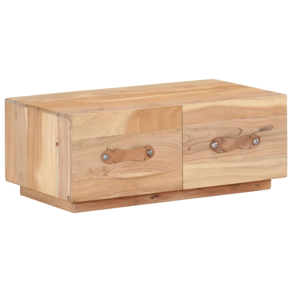 Coffee Table 90X50X35 Cm Solid Reclaimed Wood