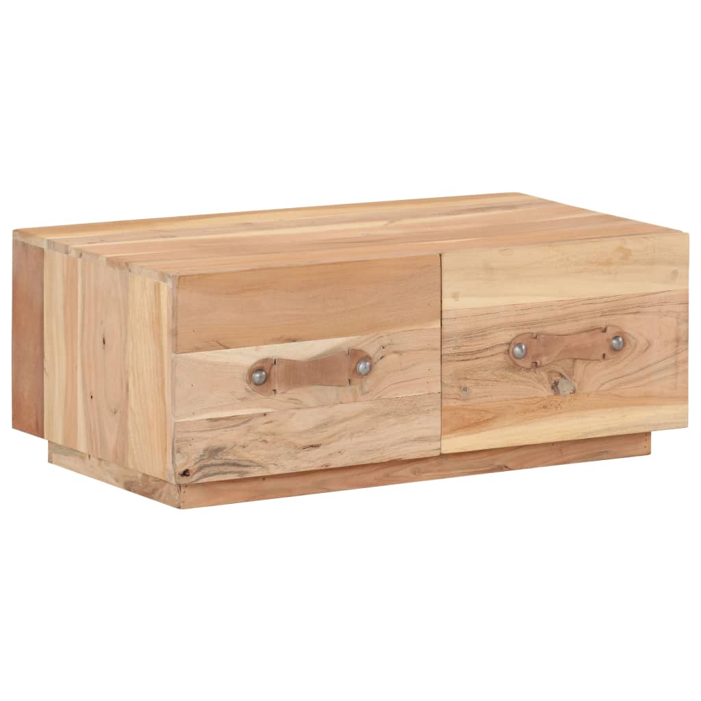 Coffee Table 90X50X35 Cm Solid Reclaimed Wood