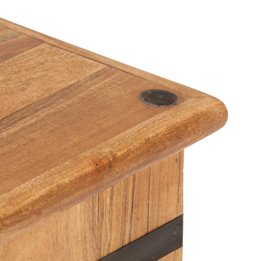 Chest 90X40X40 Cm Solid Acacia Wood