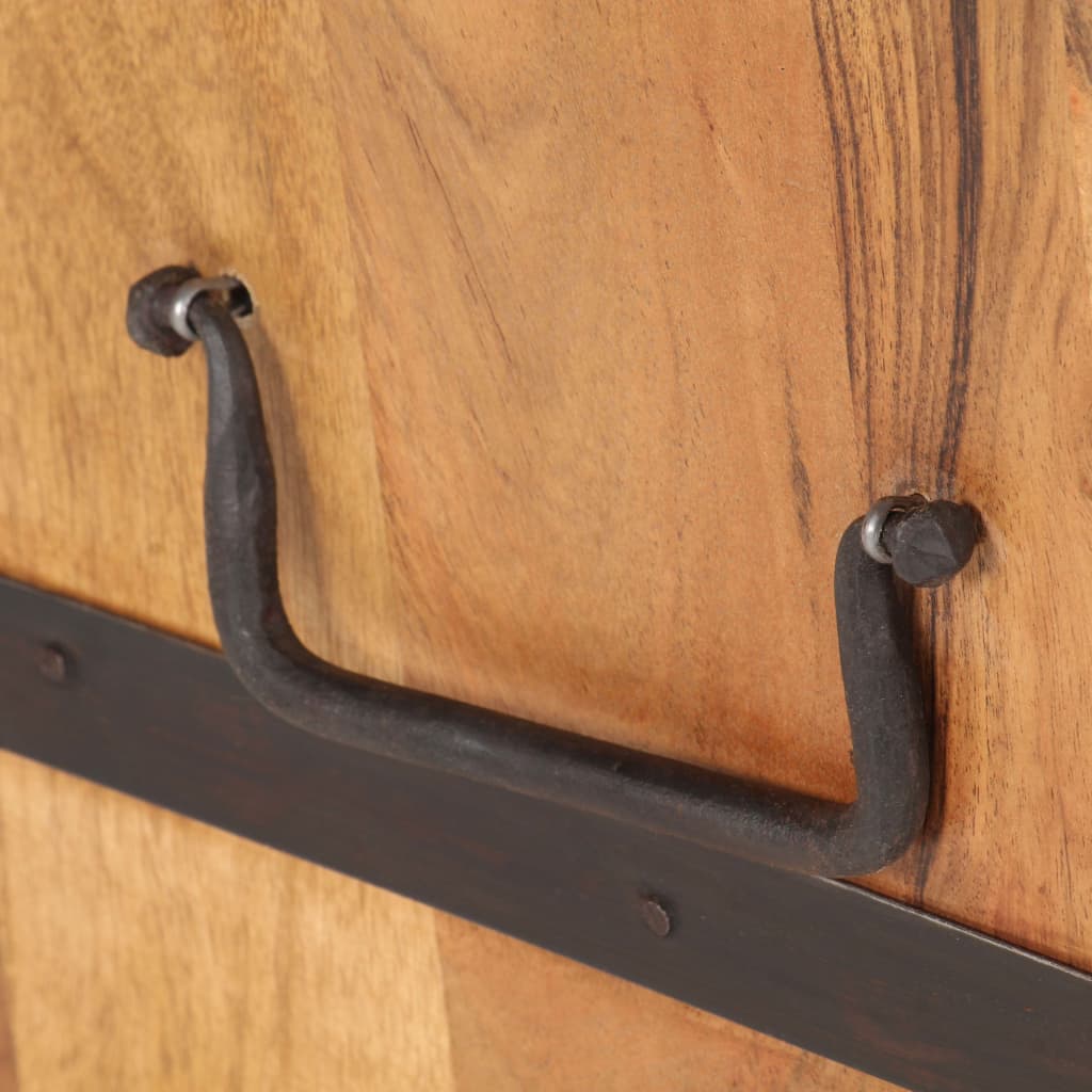 Chest 90X40X40 Cm Solid Acacia Wood