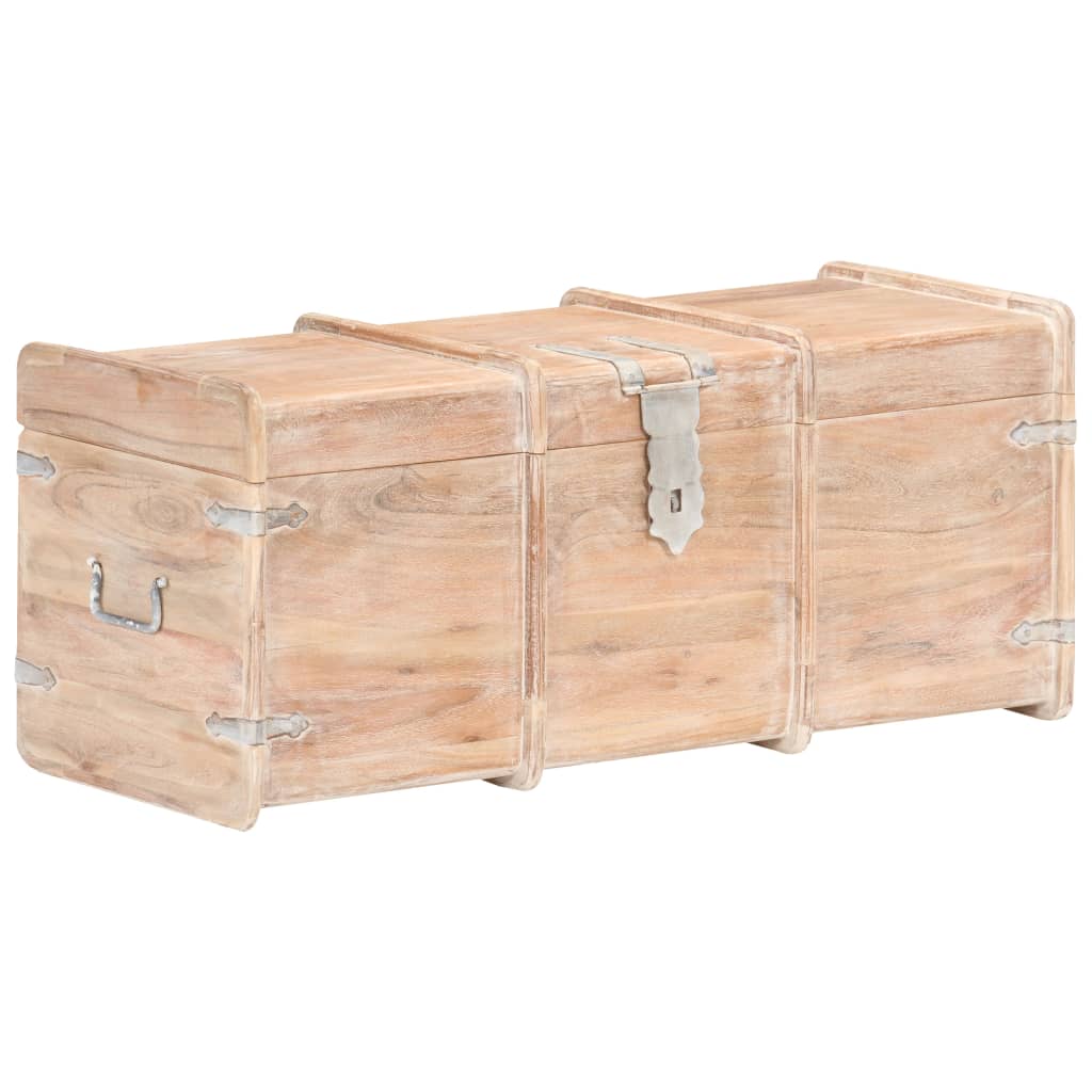 Chest 40X40X Solid Acacia Wood