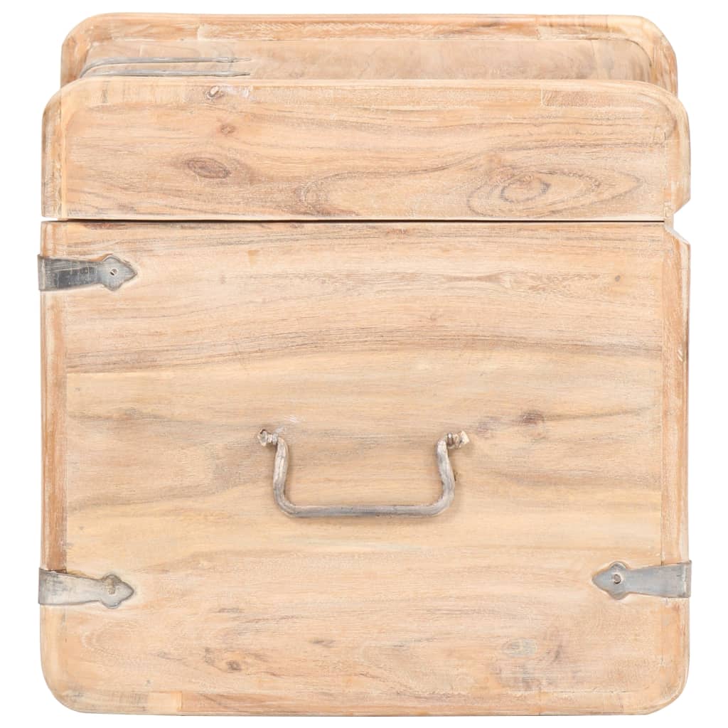 Chest 40X40X Solid Acacia Wood