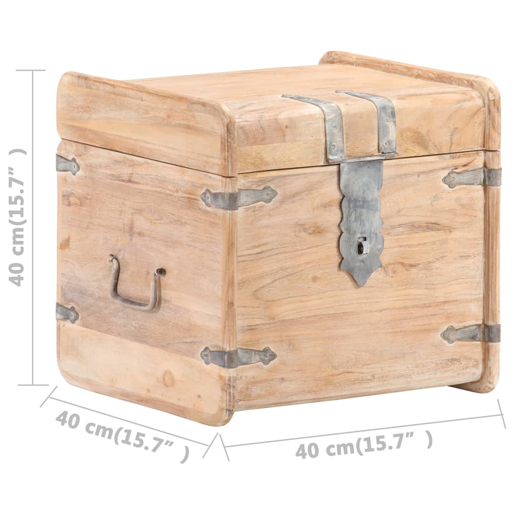 Chest 40X40X Solid Acacia Wood