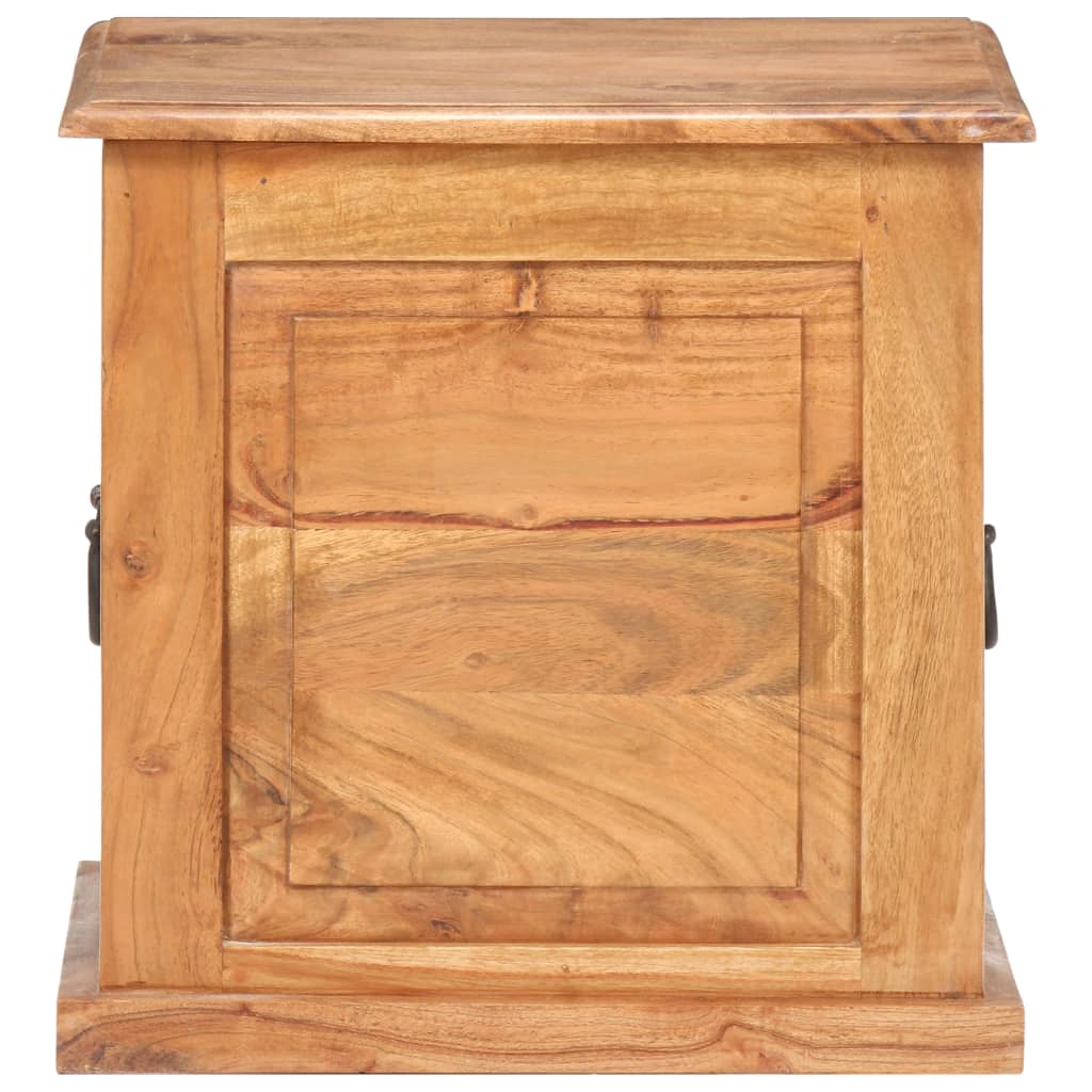 Chest 40X40X40 Cm Solid Acacia Wood