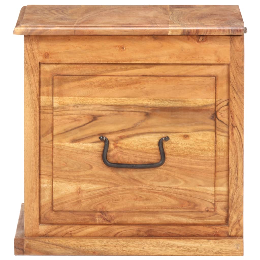 Chest 40X40X40 Cm Solid Acacia Wood