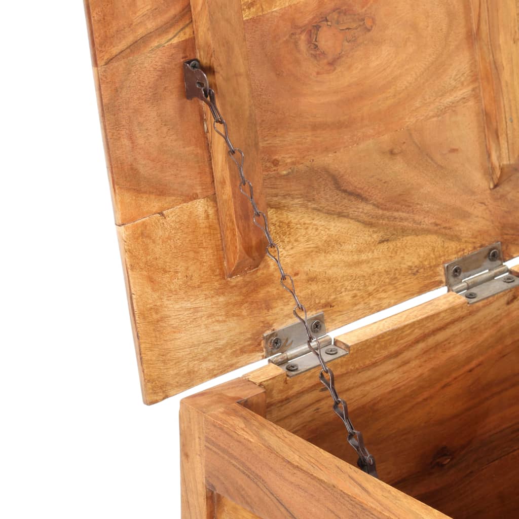 Chest 40X40X40 Cm Solid Acacia Wood