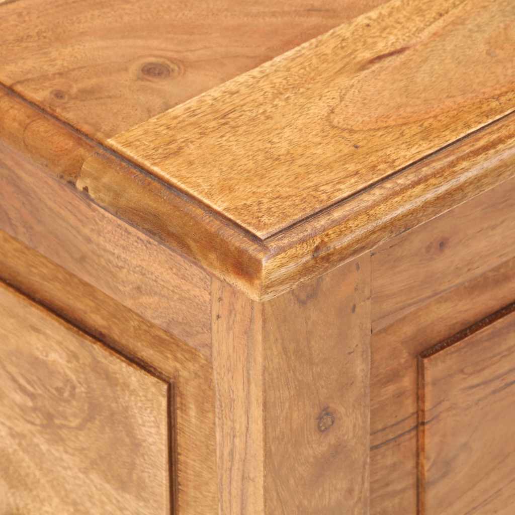 Chest 40X40X40 Cm Solid Acacia Wood