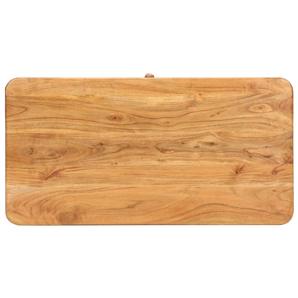 Coffee Table 100X50X40 Cm Solid Acacia Wood