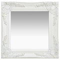 Mirror Wall Baroque Style white gold black silver Wood glass and engineered wood