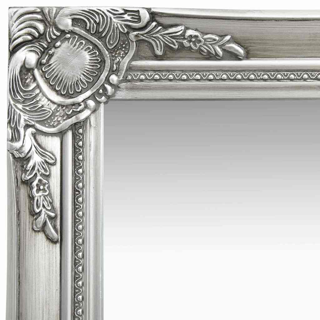 Mirror Wall Baroque Style white gold black silver Wood glass and engineered wood