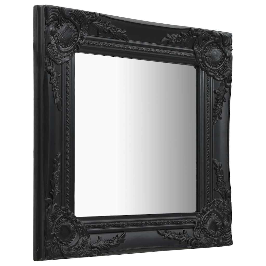 Mirror Wall Baroque Style white gold black silver Wood glass and engineered wood