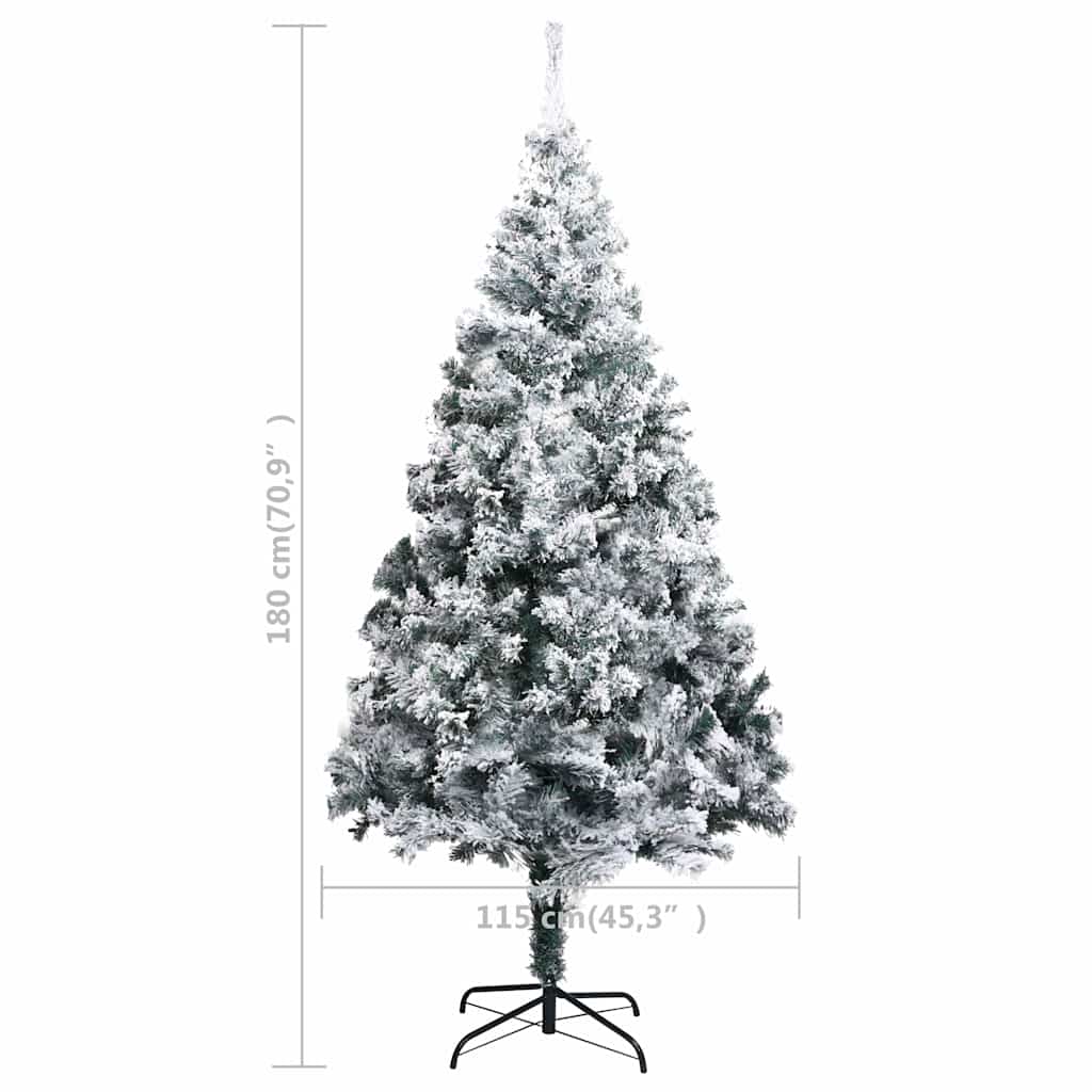 Christmas Trees Artificial Tree Pvc Steel 150Cm green and white