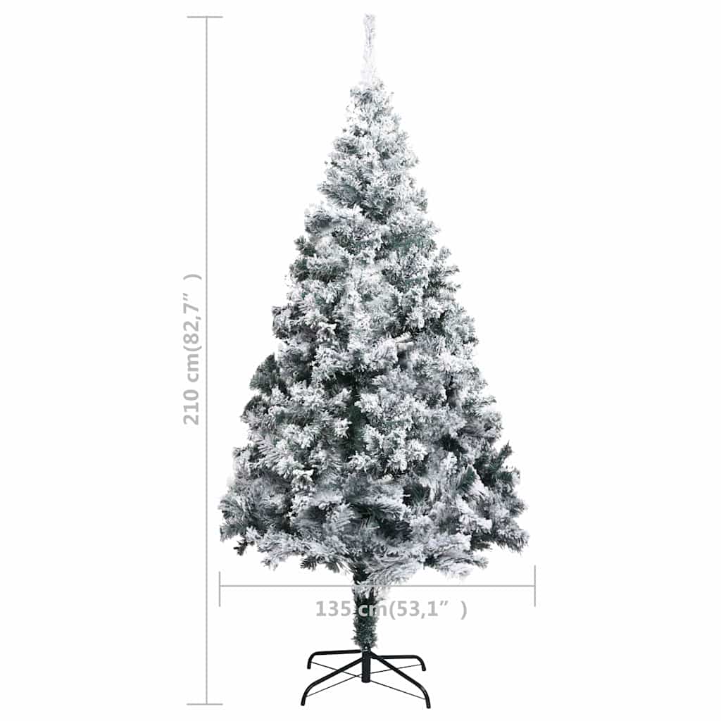 Christmas Trees Artificial Tree Pvc Steel 150Cm green and white