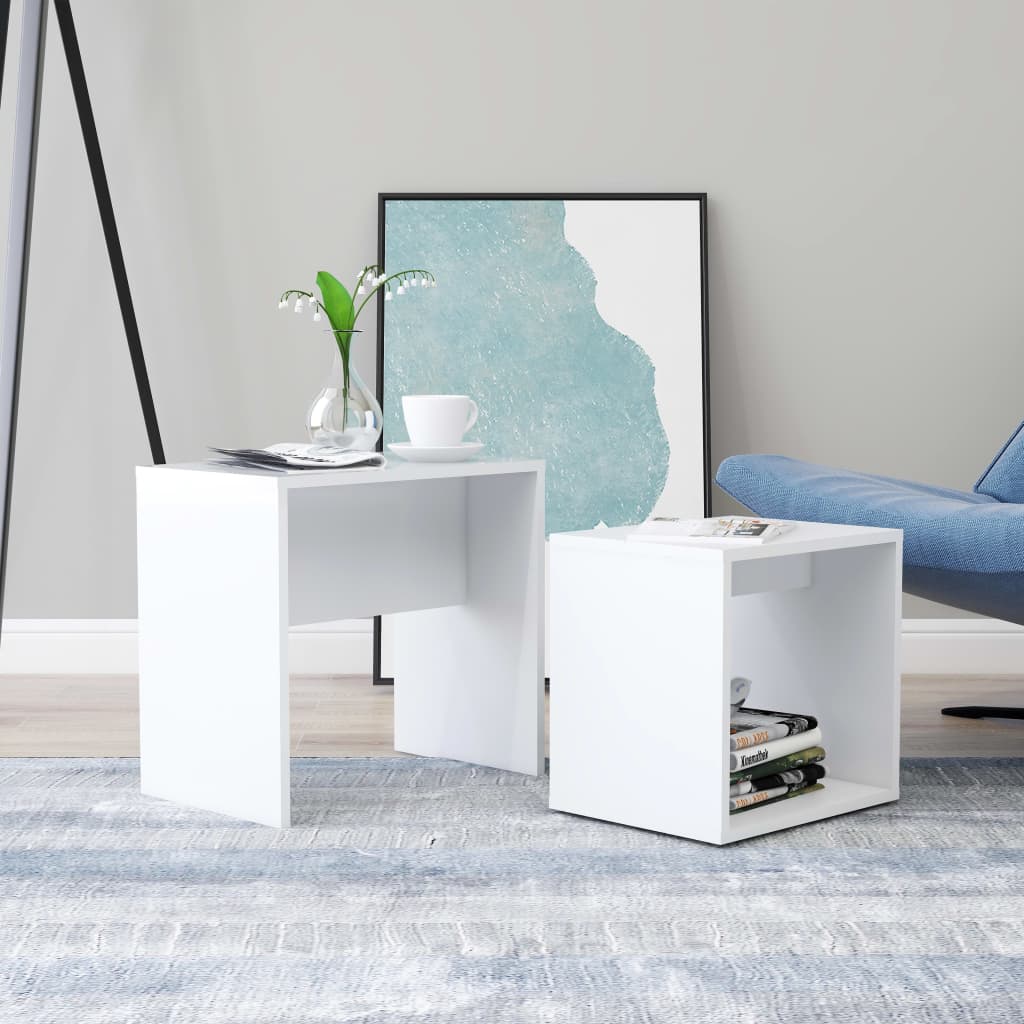 Coffee Table Set 48X30X45 Cm Engineered Wood