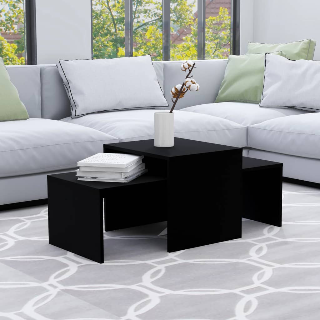 Coffee Table Set 100X48X40 Cm Engineered Wood
