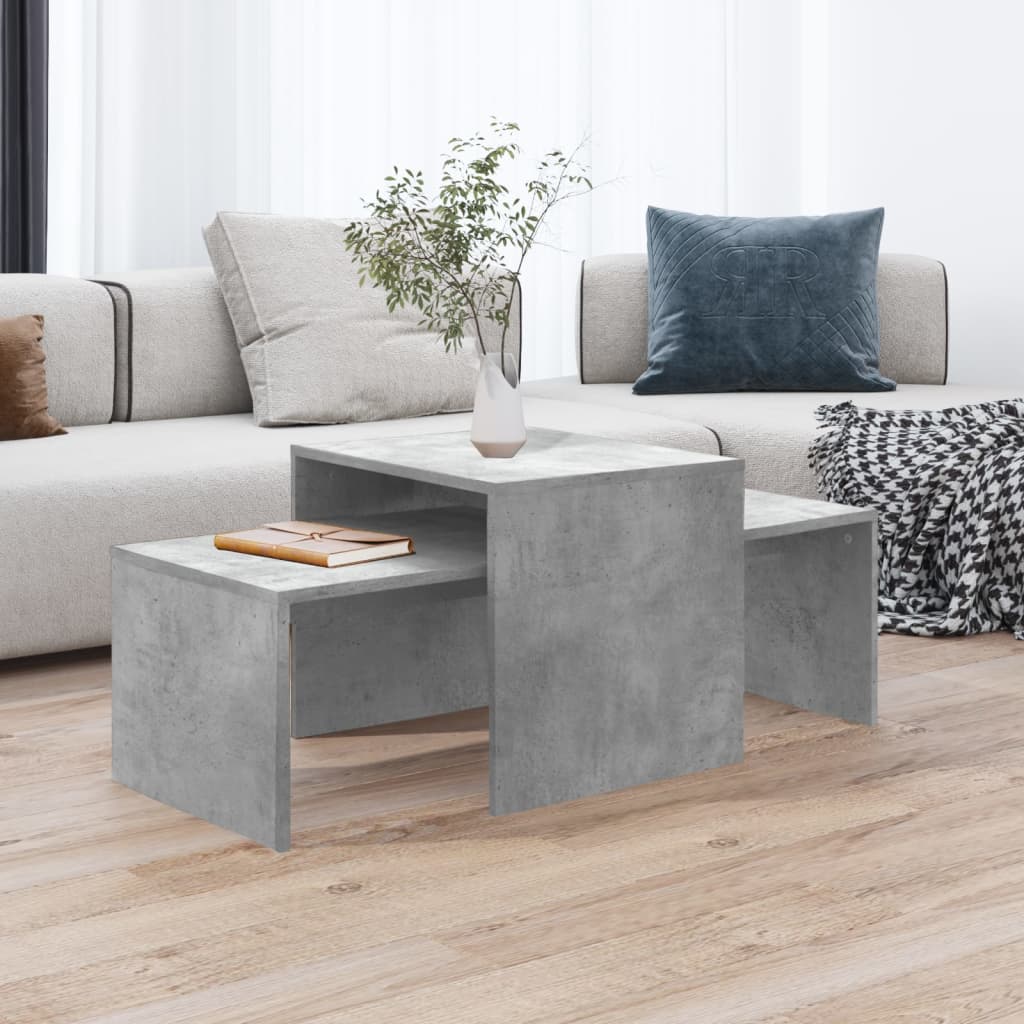 Coffee Table Set 100X48X40 Cm Engineered Wood