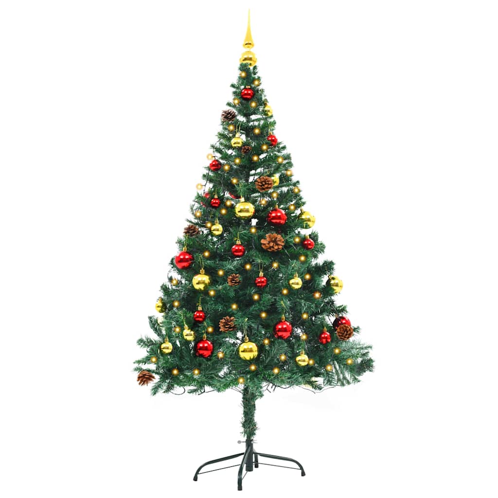 Artificial Pre Lit Christmas Tree With Baubles 150 Cm - Model 321499