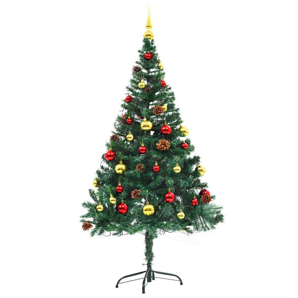 Artificial Pre Lit Christmas Tree With Baubles 150 Cm - Model 321499