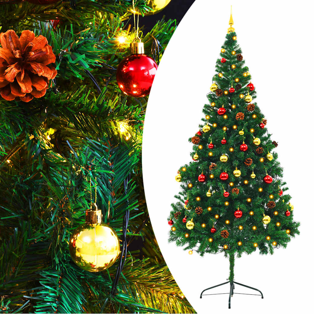 Artificial Pre Lit Christmas Tree With Baubles 150 Cm - Model 321499