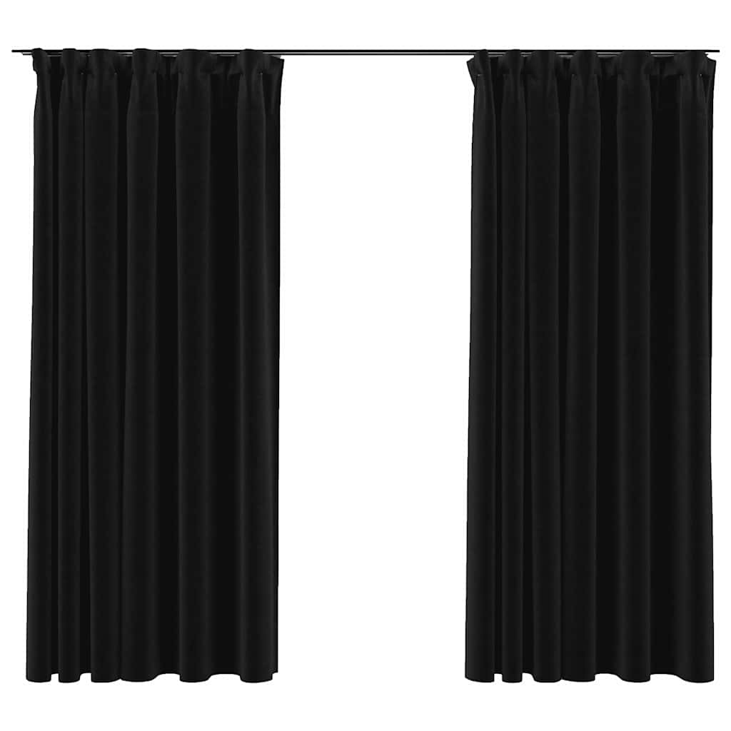 Curtains Blackout Linen 2 Panels Hooks Thermal Eyelet Window Drapes yellow grey