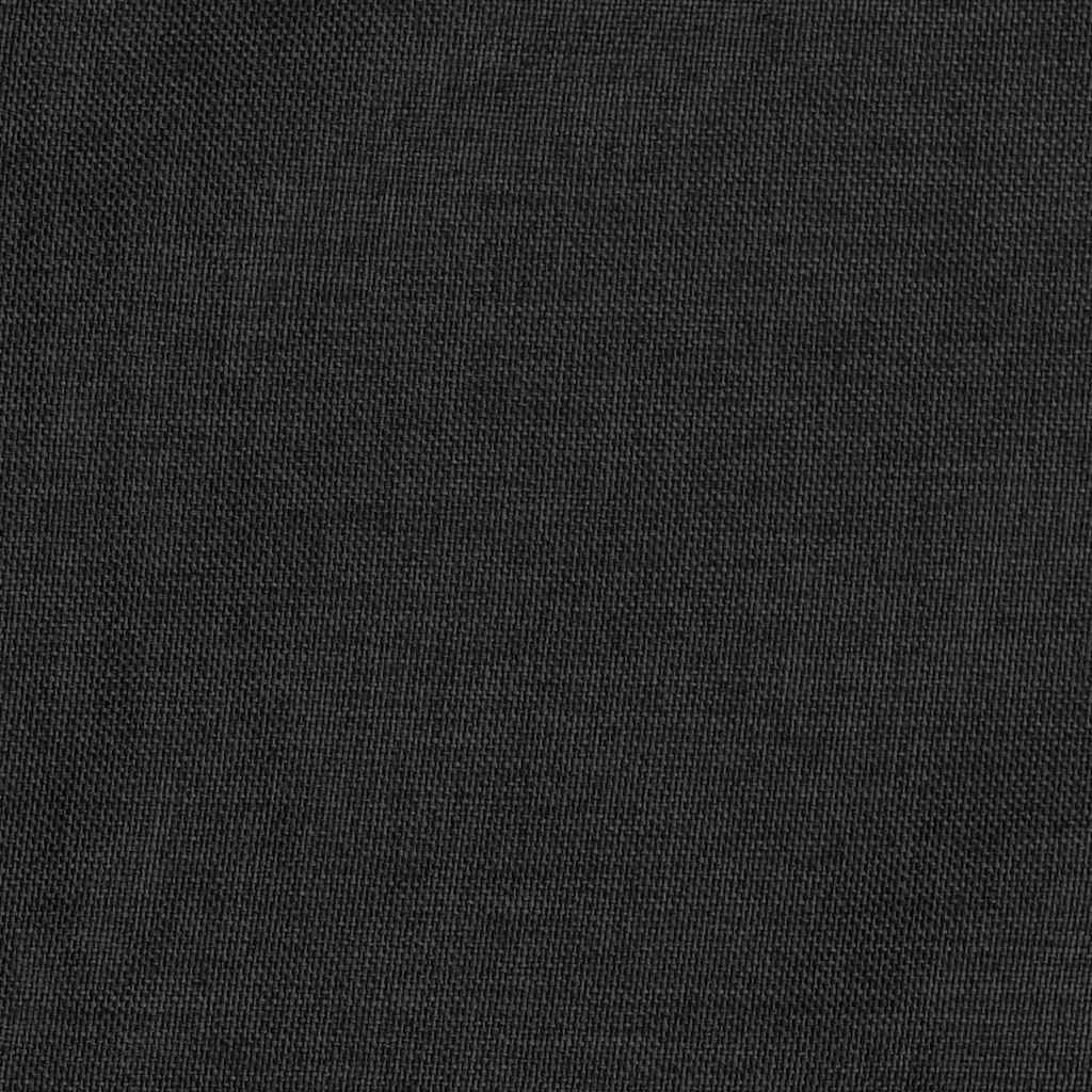 Linen Look Blackout Curtains With Hooks 2 Pcs