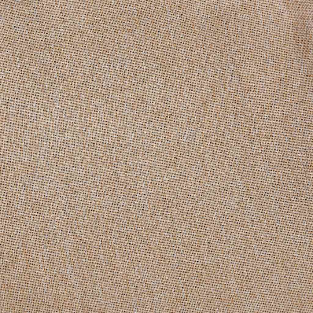Linen-Look Blackout Curtains With Hooks 2 Pcs