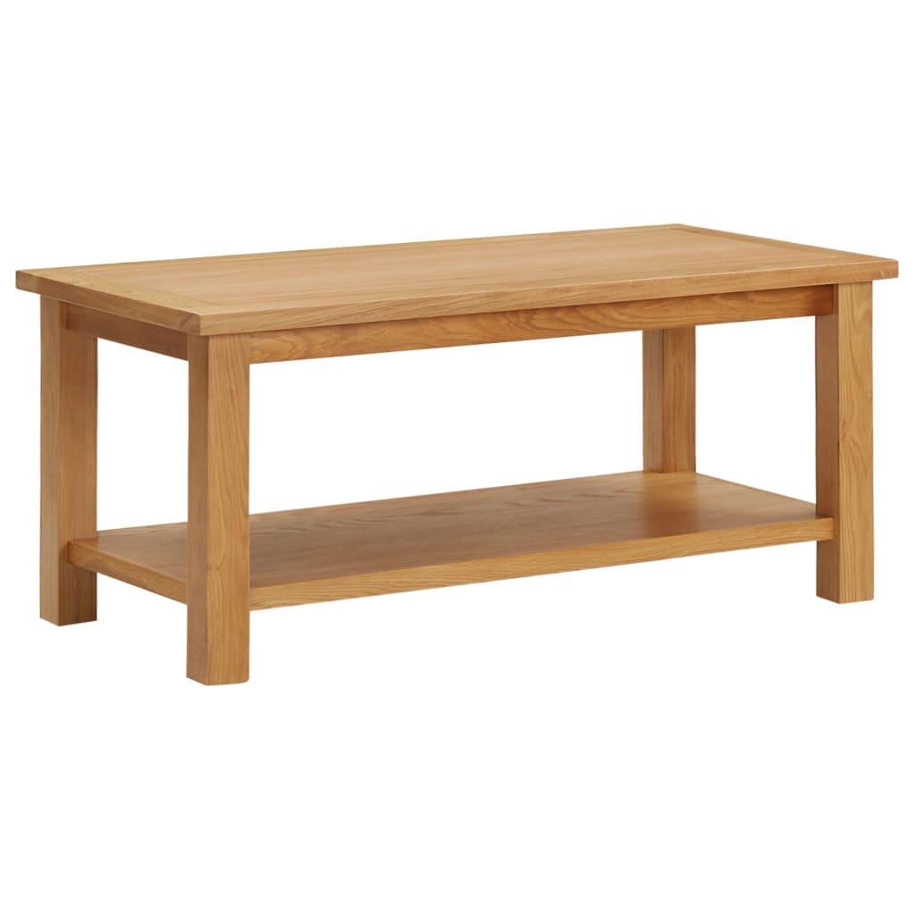 Coffee Table Solid Oak Wood