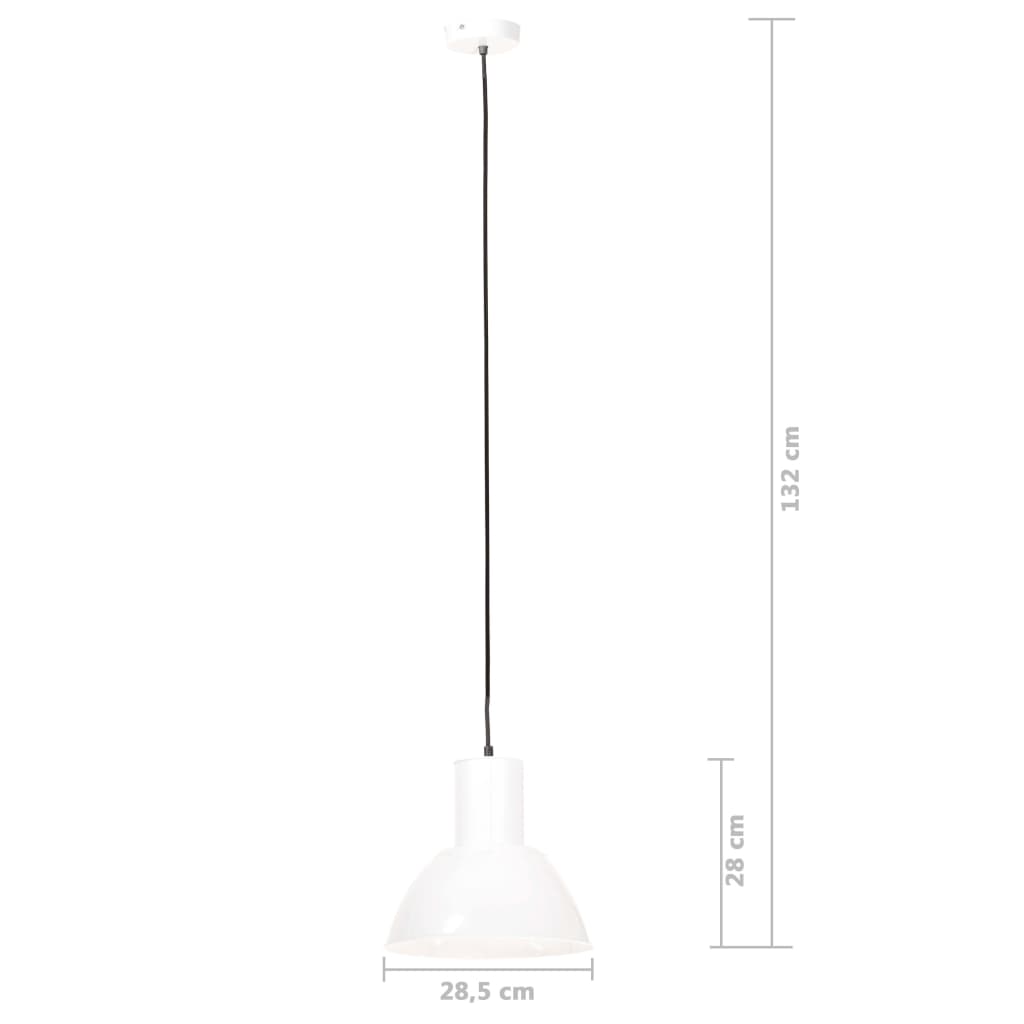 Hanging Lamp 25 W Round 28.5 Cm E27