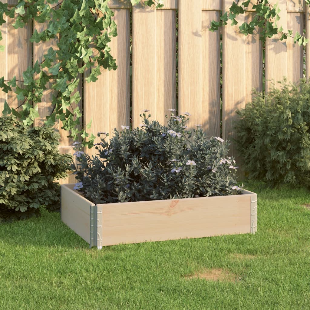 Raised Beds 3 Pcs Solid Pine Wood (310051)