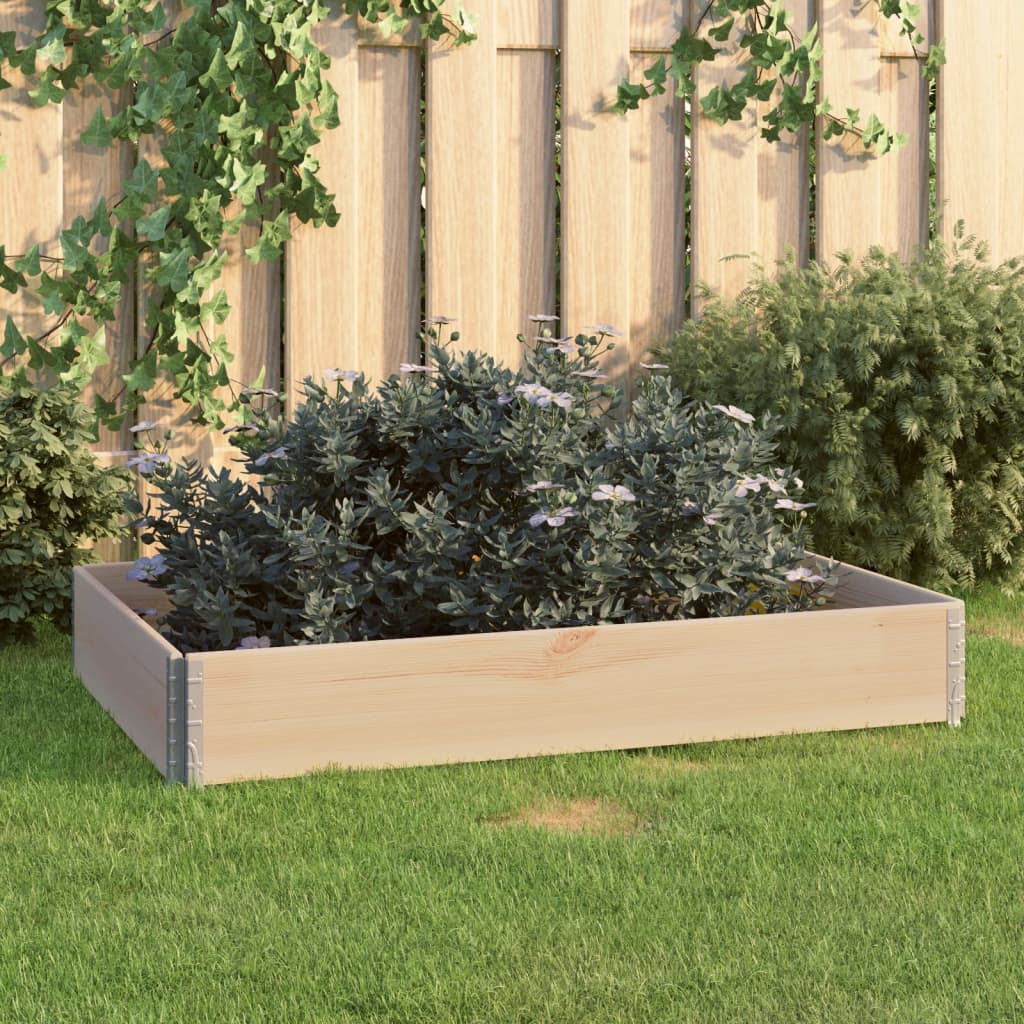 Raised Beds 3 Pcs Solid Pine Wood (310051)