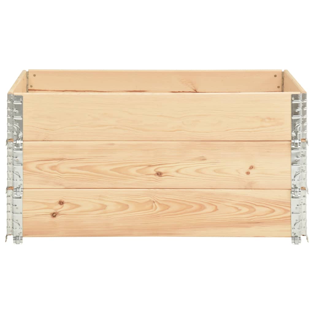 Raised Beds 3 Pcs Solid Pine Wood (310051)
