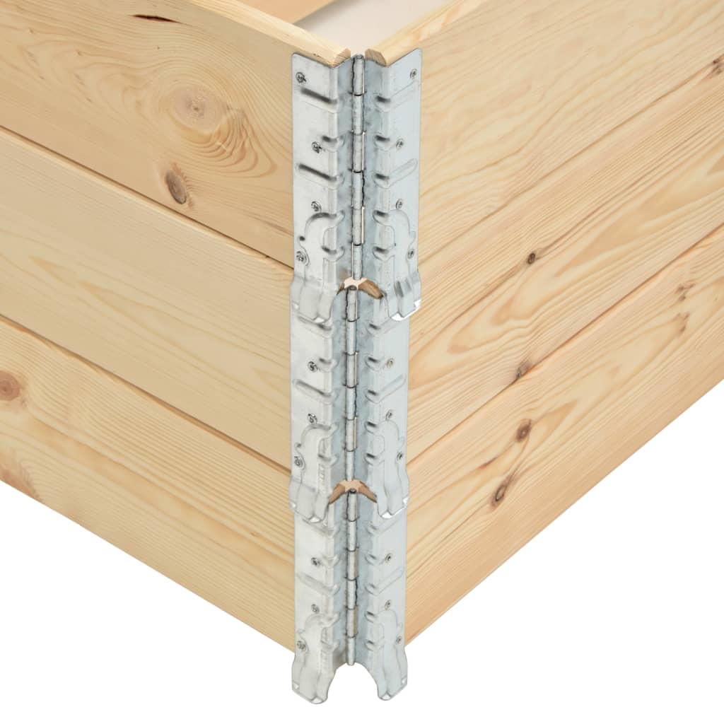 Raised Beds 3 Pcs Solid Pine Wood (310051)